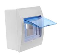 NIYANGLE Boîtier Électrique Extérieur Étanche 4 Voies en Plastique Boîte de Distribution Électrique Couvercle Résistant à la Pluie Protection Disjoncteur pour Câblage Industriel et