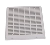 NIYANGLE Bonde de Fond de Piscine Carrée Accessoire de Drainage Principal en Plastique Blanc pour Piscine Extérieure Surface Lisse, pour Spa et Aquarium