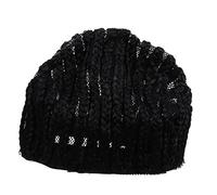 NIYANGLE Bonnet Tressé Noir Bonnet à Doublure En Filet à Cheveux Réglable Taille m Adapté Perruques Africaines Et Tresses Cornrows Usage Quotidien