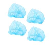 NIYANGLE Bonnets De Bain Jetables Bleus, Lot De 10 Casquettes Non Tissées Extensibles, Anti-poussière, Respirants Pour Maquillage, Soins Personnels Et Hygiène Professionnelle