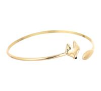 NIYANGLE Bracelet en Cuivre à Manchette Ouverte Réglable, Noël, Bijou | Style Fox-head Discret, Accessoire Chic pour Tenue de Soirée, Anniversaire et Rendez-vous, pour Filles et Ados