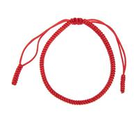NIYANGLE Bracelet Rouge en Corde Tressée Nœud Ajustable, Délicat et Attrayant, pour Éloigner la Malchance et Porter au Quotidien
