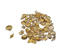 NIYANGLE Breloque Pendentif Doré Alliage Charm Lumineux pour Bijoux DIY Semi-assemblé et Facile à Assembler pour Bracelets et Colliers Artisanaux