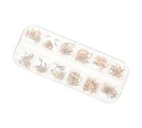 NIYANGLE Breloques pour Ongles Zodiaque Soi-même Ornement pour Ongles Douze Constellations avec Lettres