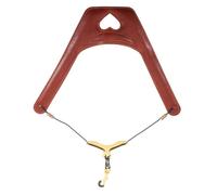 NIYANGLE Bretelle Saxophone Alto et Ténor Réglable à Double Épaule en Pu et Polyester Marron, Design Creux de Cœur, Confortable pour Cours Collectifs