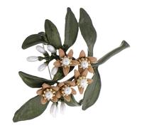 NIYANGLE Broche Fleur en Perle Simulée Élégante pour Costume et Pull, Épingle à Ornement Légère et Polyvalente, Accessoire de Mode pour Femmes, Bijoux de Revers Raffinés, Clip de Costume