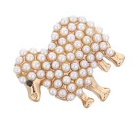 NIYANGLE Broche Robuste et Facile à Fixer, en Alliage Perles Imitation, Mouton Accessoire de Mode pour Femmes, Vie Quotidienne Occasions Spéciales