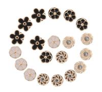 NIYANGLE Broches de Revers à Fleurs Délicates Boutons Détachables Résistants à L'usure en Alliage 20 Pièces pour Habiller Toutes Occasions Style et Créativité
