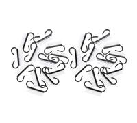 NIYANGLE Brosse à Ongles Noire 24pcs en Abs et Pp pour Manucure, Forme Incurvée pour Enlever Poussière et Débris en Profondeur, Accessoire pour Usage à Domicile