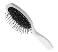 NIYANGLE Brosse à Perruque Acier Inoxydable Peigne Professionnel Antistatique pour Cheveux Synthétiques Outil de Coiffure Compact pour Usage Domestique et Salon