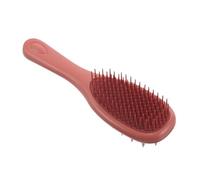 NIYANGLE Brosse à Shampoing Double Face Rouge en Silicone Manche Long Ergonomique, Peigne Masseur Cuir Chevelu Multifonction, Exfoliation Douce, Massage Relaxant, Usage Femmes et Hommes,