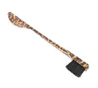 NIYANGLE Brosse à Sourcils Double Embout Imprimé Léopard Taille Standard Outil Cosmétique Multifonction Pour Maquillage Yeux Et Soin Des Sourcils Portable Voyage