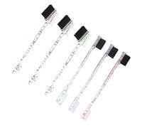 NIYANGLE Brosse à Sourcils Double Pointe Lot de 6 Outils de Maquillage Pratiques et Hommes Peigne à Ligne de Cheveux Maquillage Mise des Sourcils