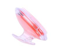 NIYANGLE Brosse De Massage Du Chevelu Pvc Brosse Ronde Antidérapante Pour Soins Capillaires Orange