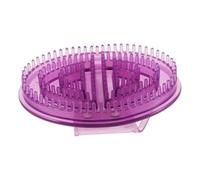 NIYANGLE Brosse De Massage Outil De Massage Outils Massage Pieds Masseur Pied Masseur En Silicone Accessoire De Massage Brosse à Sauna Pinceau En Silicone Gel De Silice Violet,mauve