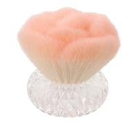NIYANGLE Brosse Dépoussiérante pour Manucure Professionnelle Forme Fleur Légère et Douce en Fibres Synthétiques pour Ongles et Routine de Maquillage