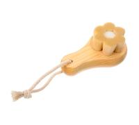 NIYANGLE Brosse Exfoliante Visage Manche en Bois pour Nettoyage Pores Gommage Doux Outil de Soins Peau Convient à Tous Types de Peau