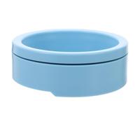 NIYANGLE Broyeur de Graines et Céréales Manuel en Plastique Blanc, Plateau Rond à Éplucher Grains, Outil Polyvalent et Facile D'entretien pour Familles et Petits Foyers