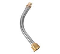 NIYANGLE Buse de Pulvérisation Agricole Embout de Pulvérisateur Métallique en Acier Inoxydable Argenté, 5,50x1,50x1,50cm, pour Pelouse et Plantes, Jardinage et Fermes