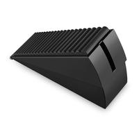 NIYANGLE Butée de Porte Antidérapante en Caoutchouc 10,9 X 8,5 X 3,9 CM - Bloque-Porte Robuste pour Fixation Sol - Cale de Porte Adaptée d'Entrée et Intérieures