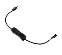 NIYANGLE Câble Adaptateur De Ventilateur D'ordinateur Câble De Ventilateur à 4 Broches Câble De Ventilateur Pc Multi-Usage Caoutchouc 4pin Câble Adaptateur Source De