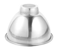 NIYANGLE Cache-ampoule Rond Imperméable en Acier Inoxydable 3,7 Cm, Abat-jour de Plafonnier Industriel pour Éclairage Extérieur, Protection Lampe D'usine Résistante aux Intempéries