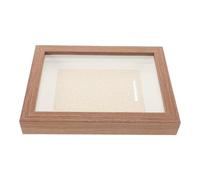 NIYANGLE Cadre à Médailles en Bois Couleur Café, Étui Pratique et Solide pour Présentation Médaille du Match, Présentoir pour Maison ou Bureau