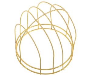 NIYANGLE Cadre de Couronne en Métal Petit Format pour Fabrication DIY de Coiffes Chinoises Traditionnelles, Support pour Bandeaux à Trois Niveaux, Accessoire pour Costumes Hanfu et