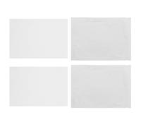 NIYANGLE Cartes de Nettoyage pour Scanner de Chèque 4pcs en Pâte de Bois Polyester Blanc, Prévention des Erreurs de Lecture, Faciles à Ranger, Adaptées aux Lecteurs de Cartes en Banque