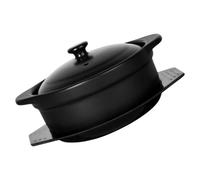 NIYANGLE Casserole Céramique avec Couvercle pour Maison Marmite Résistante Chaleur pour Mijotés Soupes et Ragoûts Au Quotidien