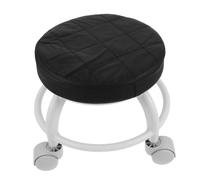 NIYANGLE Chaise De Salon à roulettes Pivotantes Tabouret Bas avec Repose Siège Rotatif Pratique pour Pédicure Et Coiffure Design Élégant Et Fonctionnel pour Salons De Beauté Et
