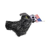 NIYANGLE Chapeau Fan de Football Américain avec Drapeau Aigle Patriotique en Polyester et Pvc, Accessoire Unique pour Afficher Son Patriotisme Lors des Anniversaires et Fêtes Nationales