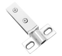 NIYANGLE Charnière Pivotante pour Porte Acier Inoxydable 304, Double Trou, Design Rectangulaire, Finition Brillante, Système Haut-bas, Quincaillerie Robuste pour Salle de Bain,