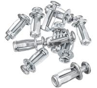 NIYANGLE Chevilles D'expansion Suspendre Containers et Séchoirs 10pcs en Acier Inoxydable Argenté Résistance la Rouille, Fixation Solide pour Porte Creuse
