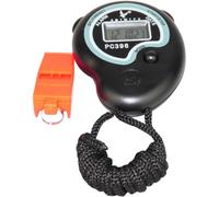 NIYANGLE Chronomètre Numérique Portable Étanche 5 Positions Sifflet Intégré, Affichage Date et Heure, Accessoire Sport Arbitres et Entraîneurs, Minuteur Précis pour Entraînement