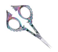 NIYANGLE Ciseaux à Sourcils Colorés en Acier Inoxydable, Légers et Faciles à Utiliser pour Tailler Barbe et Poils du Nez à Domicile