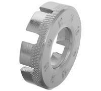 NIYANGLE Clé à Rayons pour Vélo VTT, Outil Acier 8 Trous Argenté Léger 55g, Réglage Rapide et Précis des Rayons de Roue, Accessoire Indispensable pour Entretien Cyclisme Tout-Terrain