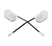 NIYANGLE Clip de Pupitre de Piano Blanc en Plastique et Métal, Porte-page Facile à Tourner pour Concerts et Pratique à Domicile, Usage Polyvalent et Design Élégant