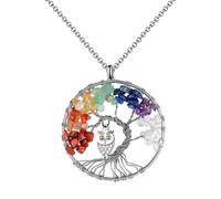 NIYANGLE Collier Pendentif Hibou Délicat en Cuivre, Arbre de Vie Mode