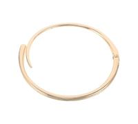 NIYANGLE Collier Ras du Cou Géométrique en Métal Doré Épais pour Femme, Manchette Ouverte à Ressort, Bijou Ajustable pour Plage et Mariage d'Été