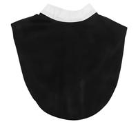 NIYANGLE Colliers de prêtre pour hommes : accessoire de costume - Collier de prêtre amovible pour les deux sexes - Faux Dickey pour une apparence professionnelle