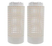 NIYANGLE Composteur Extérieur 2 Pièces Bac à Compost Domestique Cuisine et Jardin Composteur Enterré en Plastique Solide pour Déchets Organiques et Jardinage Écologique