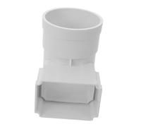 NIYANGLE Connecteur de Gouttière Carré à Rond pour Drainage de Pluie Adaptateur de Descente Robuste avec Large Ouverture Système Anti-fuites pour Villa