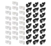 NIYANGLE Connecteurs de Cadre pour Armoire 160 Pièces en Plastique, Accessoires DIY pour Organiser Placard à Vêtements, Support et Style Intérieur Unifié Maison