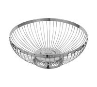 NIYANGLE Corbeille Fruit Multifonction Acier Inoxydable Panier Rangement Légumes et Fruits Cuisine avec Égouttoir Antidérapant Plateau Ouvert pour Organisation et Présentation
