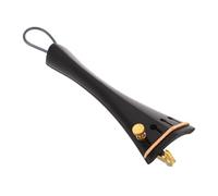 NIYANGLE Cordier de Violon Ébène avec Micro-ajusteur de Rechange Bois pour Instrument à Cordes Accessoire Musical Précis pour Violonistes
