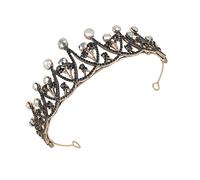 NIYANGLE Couronne Baroque pour Femme Bandeau Coiffe Rétro Accessoire de Mariage Vintage