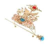 NIYANGLE Couronne De Cheveux Ancienne Style Chinois Avec Pince à Cheveux Et Bâtons Accessoires Pour Motif De Gemmes Pour Cosplay Et Scéniques