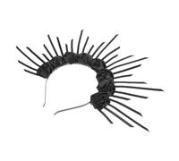 NIYANGLE Couronne De Fleurs De Rose Bandeau De Couronne Pour Femmes Coiffe Halloween Et Soirées à Thème