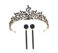 NIYANGLE Couronne De Mariage Vintage Et Coiffes Baroques Accessoires De Mariée Élégants Pour Coiffure De Mariage